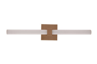 Linear 1 Light LED Vanity in Satin Brass (20|20324SB-LED)
