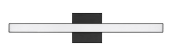 Trim 1 Light 24'' LED Vanity in Flat Black (20|10124FB-LED)