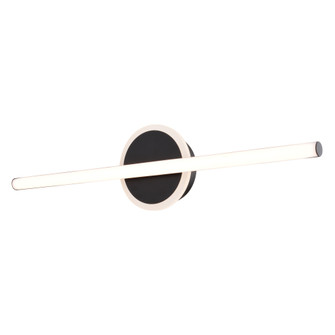 Whittier 23.75 in. Integrated LED Black Bathroom Vanity Wall Light with Night Light (51|W0491)