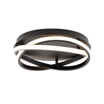 North End 13-in. LED W Indoor-Outdoor Flush Mount Matte Black (51|T0778)