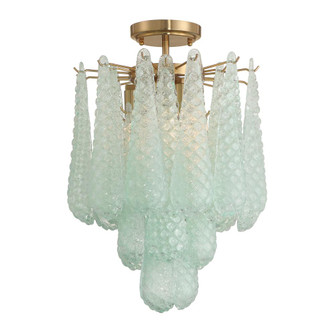 Ollie 14.25'' Aged Brass Semi Flush Mount (205|OLL-6004-AG-GR_CEILING)