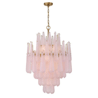 Ollie 26.25'' Aged Brass Chandelier (205|OLL-6006-AG-BH)