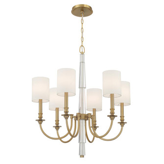 Lloyd 26'' Aged Brass Chandelier (205|LLO-486-AG)
