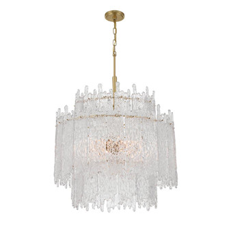 Libby Langdon Ackerly 23.5'' Aged Brass Chandelier (205|ACK-928-AG)