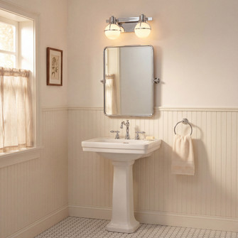 Pierce 2-Light Bathroom Vanity Light in Chrome (128|8-1060-2-11)