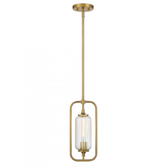 Holton 1-Light Mini-Pendant in Warm Brass (128|7-3022-1-322)