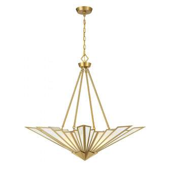 Rivage 4-Light Pendant in Warm Brass (128|7-1038-4-322)