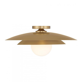 Sherrer 1-Light Ceiling Light in Warm Brass (128|6-5564-1-322)