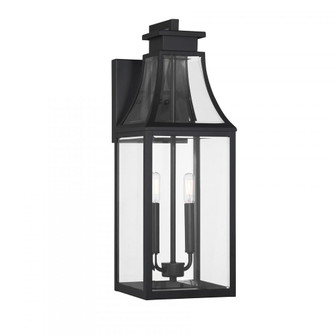 Emery 2-Light Outdoor Wall Lantern in Matte Black (128|5-607-BK)