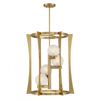 Darien 4-Light Pendant in Warm Brass (128|3-1018-4-322)