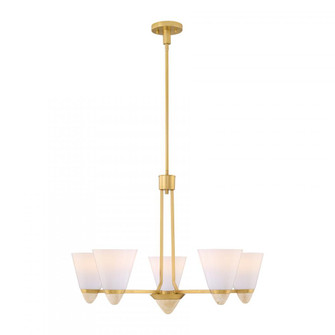 Kohlman 5-Light Chandelier in Warm Brass (128|1-7265-5-322)