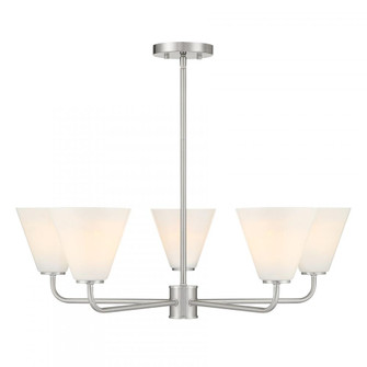 Blair 5-Light Chandelier in Satin Nickel (128|1-4015-5-SN)