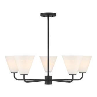 Blair 5-Light Chandelier in Matte Black (128|1-4015-5-89)