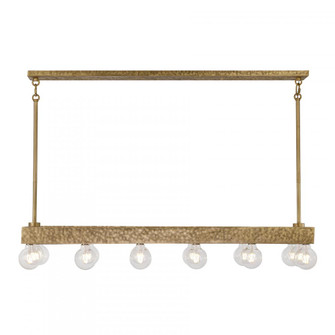 Etereo 14-Light Linear Chandelier in Spumante by Breegan Jane (128|1-3128-14-106)