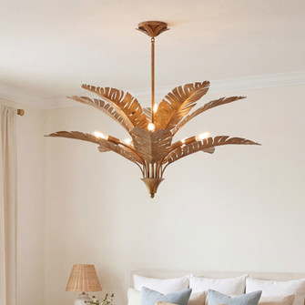 Palmera 10-Light Chandelier in Gold Vein by Breegan Jane (128|1-3066-10-274)