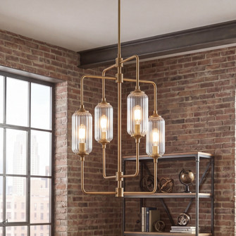 Holton 4-Light Chandelier in Warm Brass (128|1-3023-4-322)
