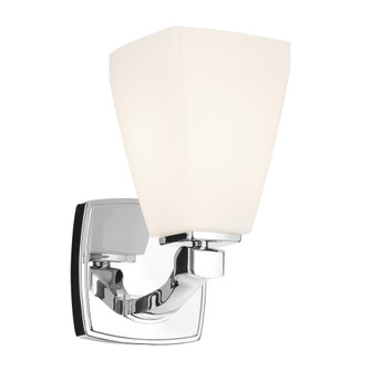 Marant 9.5'' 1-Light Wall Sconce with Opal Glass in Chrome (10687|55214CH)
