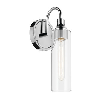 Kavi 13'' 1-Light Wall Sconce with Clear Glass in Chrome (10687|55209CH)