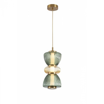 Rosewood Aged Brass Pendant (4450|HF8970-GYG)