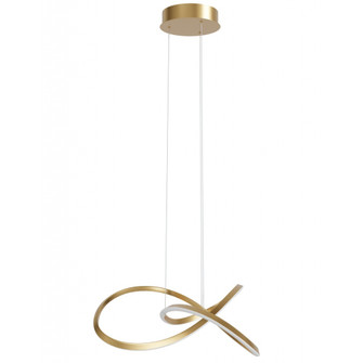 Windsor 32''W Spiral Ring 5-CCT LED Pendant in Golden Bronze (4450|HF5069-GB)