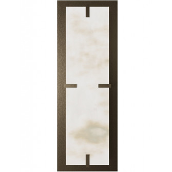 Sedona 20''H Alabaster 3-CCT LED Wall Sconce in Aged Brass (4450|HF2920-AB)