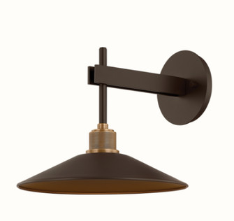 Harac Exterior Wall Sconce (52|B7810-PBR/BRZ)