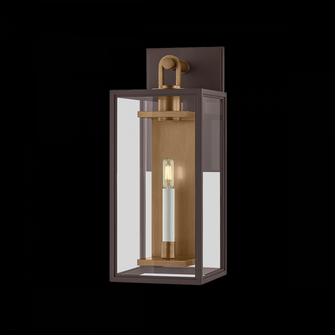 Arnold Exterior Wall Sconce (52|B6520-PBR/TBZ)