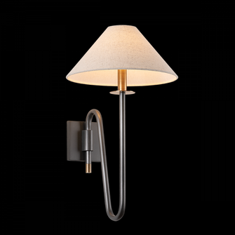 MATEO Wall Sconce (52|B2121-PBR/GRA)