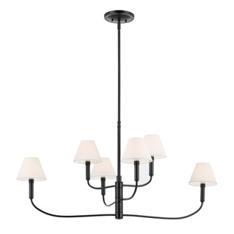 Chandelier Large Multi Tier 6Lt (10687|52767BK)