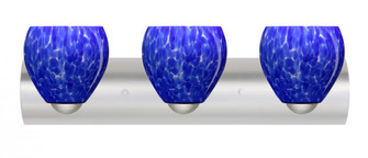 Besa Wall Bolla Satin Nickel Blue Cloud 3x9W LED (127|3WZ-412286-LED-SN)