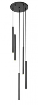 5 Light Chandelier (276|919MP24-5R-MB-LED)
