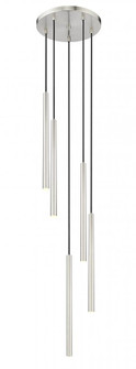 5 Light Chandelier (276|919MP24-5R-BN-LED)