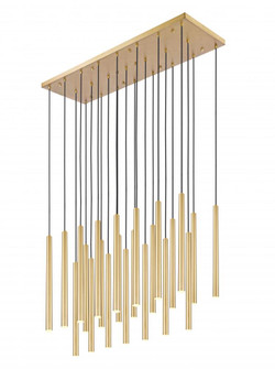 23 Light Linear Chandelier (276|919MP24-23L-MGLD-LED)