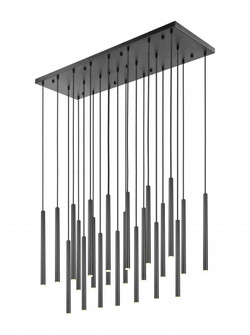 23 Light Linear Chandelier (276|919MP24-23L-MB-LED)
