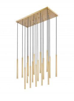 17 Light Linear Chandelier (276|919MP24-17L-MGLD-LED)