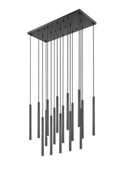 17 Light Linear Chandelier (276|919MP24-17L-MB-LED)