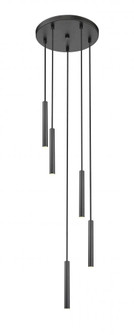 5 Light Chandelier (276|919MP12-5R-MB-LED)