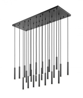 23 Light Linear Chandelier (276|919MP12-23L-MB-LED)