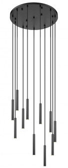 11 Light Chandelier (276|919MP12-11R-MB-LED)