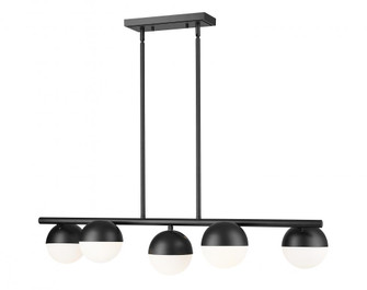 5 Light Linear Chandelier (276|7517-5L-MB)
