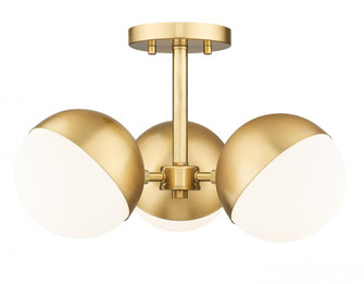 3 Light Semi Flush Mount (276|7517-3SF-MGLD)
