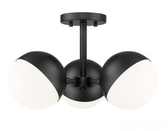 3 Light Semi Flush Mount (276|7517-3SF-MB)