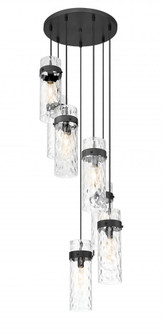7 Light Chandelier (276|7002P5-7R-MB)