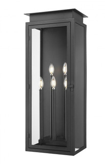5 Light Outdoor Wall Light (276|5018XL-BK)