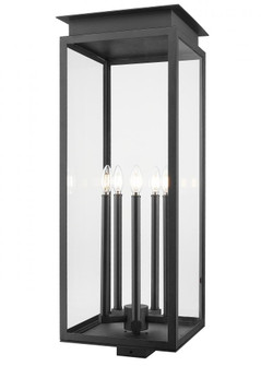 5 Light Outdoor Post Mount Fixture (276|5018PHXLS-BK)
