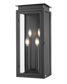 4 Light Outdoor Wall Light (276|5018B-BK)
