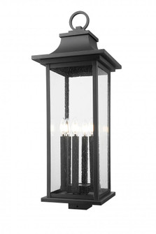 6 Light Outdoor Post Mount Fixture (276|5017PHXLS-BK)