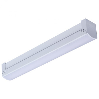 LED 1 Foot Connectable Strip Light; 10 Watts; 27K/30K/35K/40K/50K CCT Selectable; White Finish; 120 (81|65/1222)
