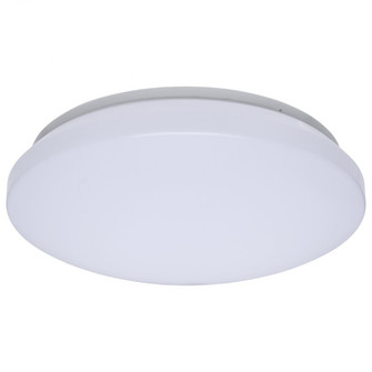 11 Inch LED Cloud Fixture; 14 Watts; 27K/30K/35K/40K/50K CCT Selectable; White Finish; Round Shape; (81|62/1860)