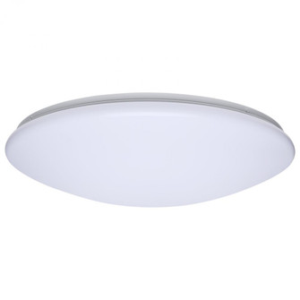 19 Inch LED Cloud Fixture; 25 Watts; 27K/30K/35K/40K/50K CCT Selectable; Round Shape; White Finish; (81|62/1858)